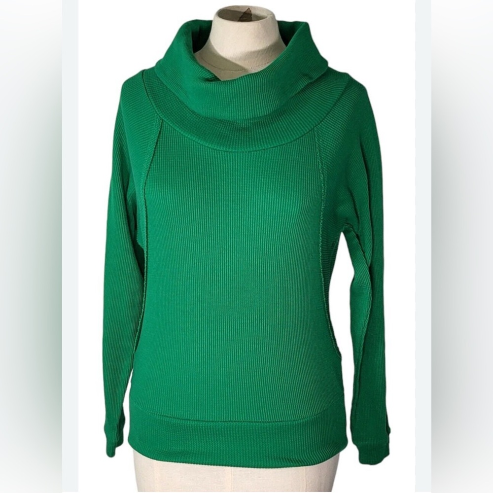 Anthropologie Pilcro Emerald Cowl Neck Sweater